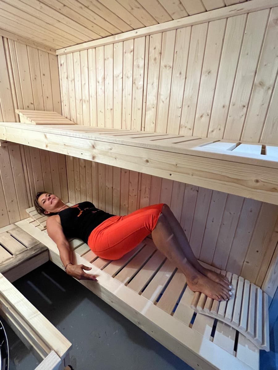 Sauna privatif — Centre Pilates Mont d'Or